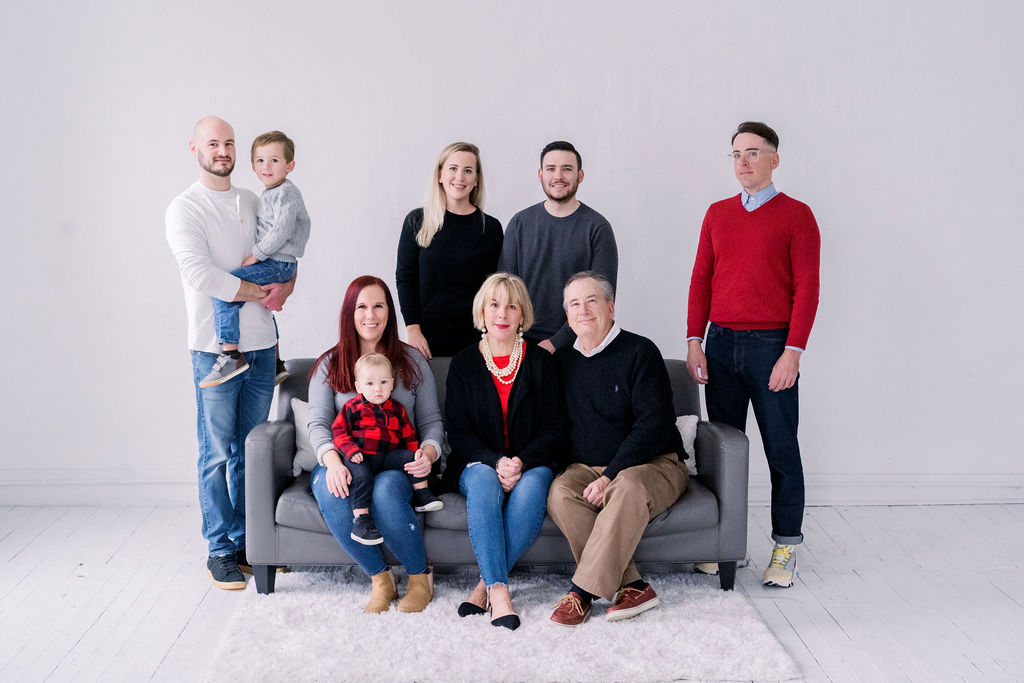 Noir Studio Space Family Portraits