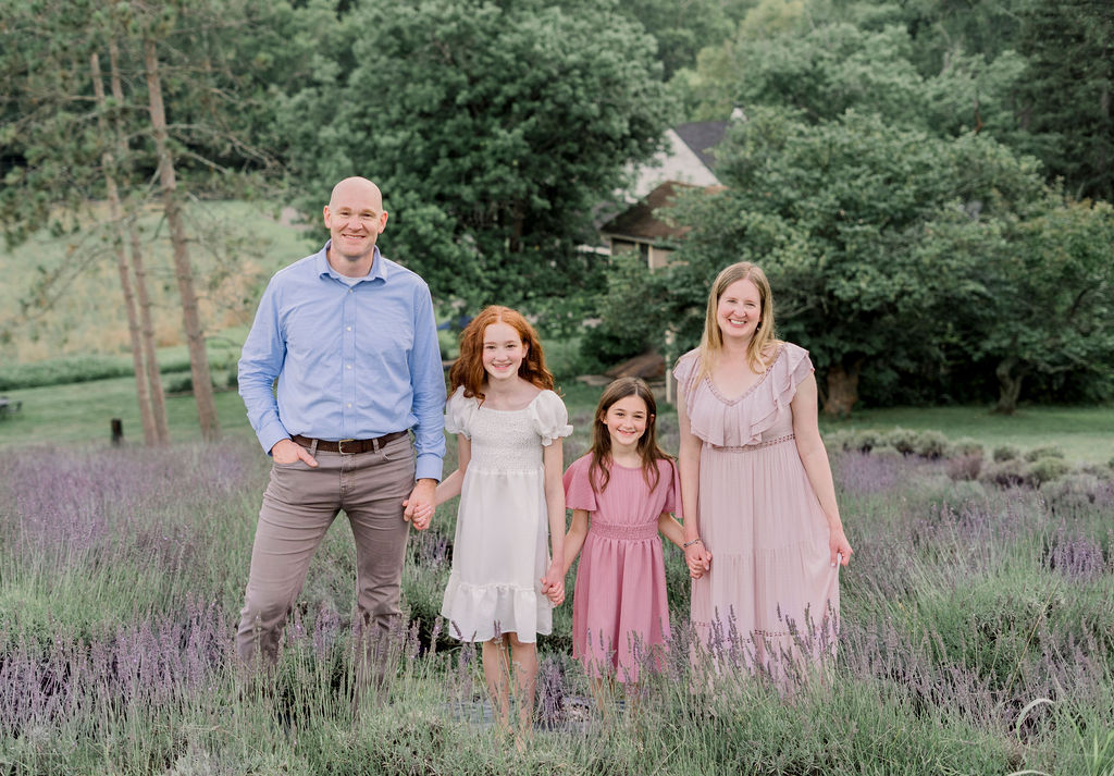 Ohio Lavender Field Family Photography